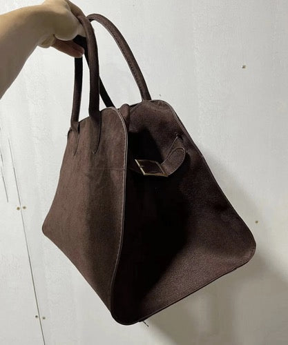2026 New Brown Large Capacity Capacity Handbag