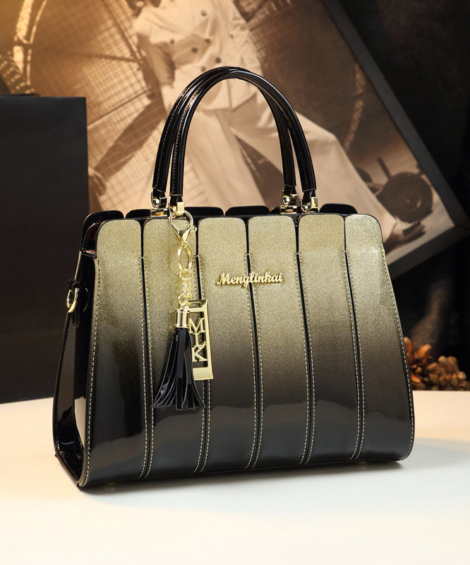 Classy Mulberry Gradient Durable Calf Leather Tote Handbag - Omychic
