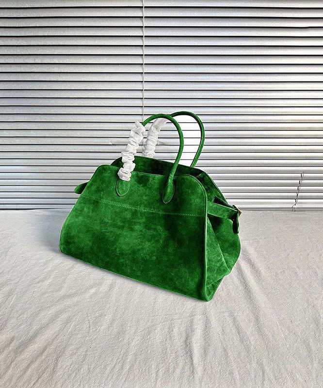 Fashion Green Large Capacity Suede Tote Handbag - Omychic