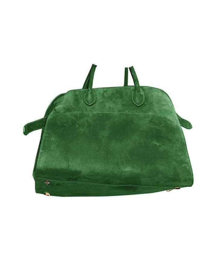 Fashion Green Large Capacity Suede Tote Handbag - Omychic